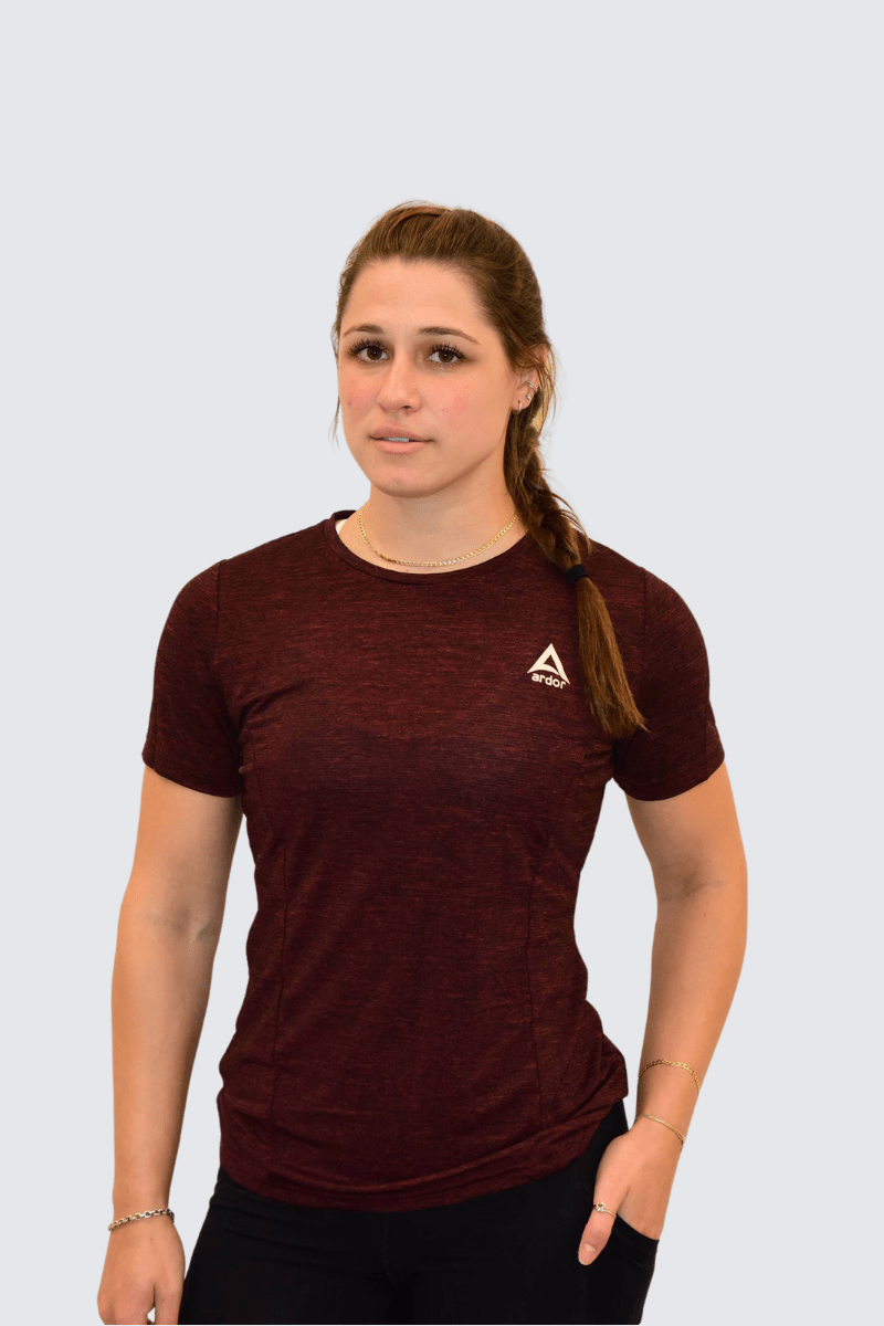 ARDOR MAROON VOID TEE
