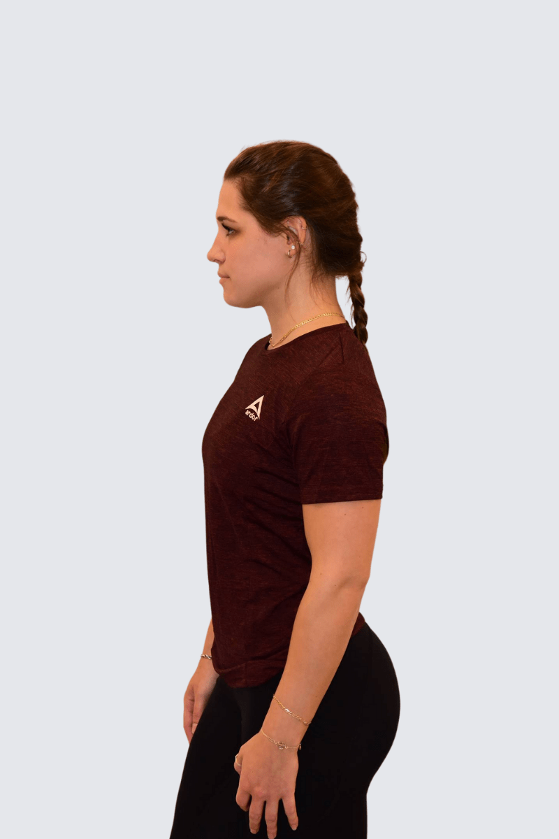 ARDOR MAROON VOID TEE