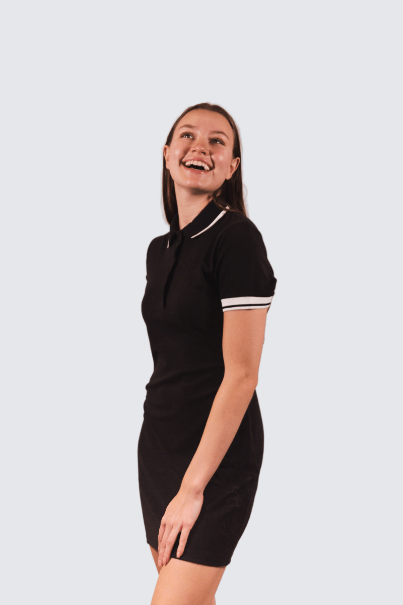 Louise Black Tennis Dress