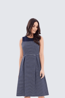SANDER STRIPED DRESS