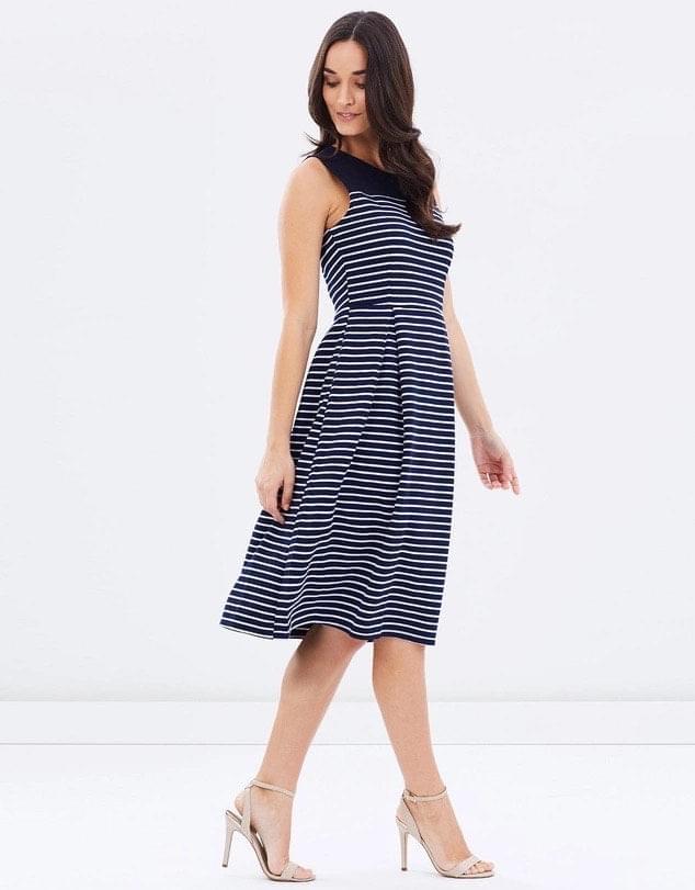 SANDER STRIPED DRESS