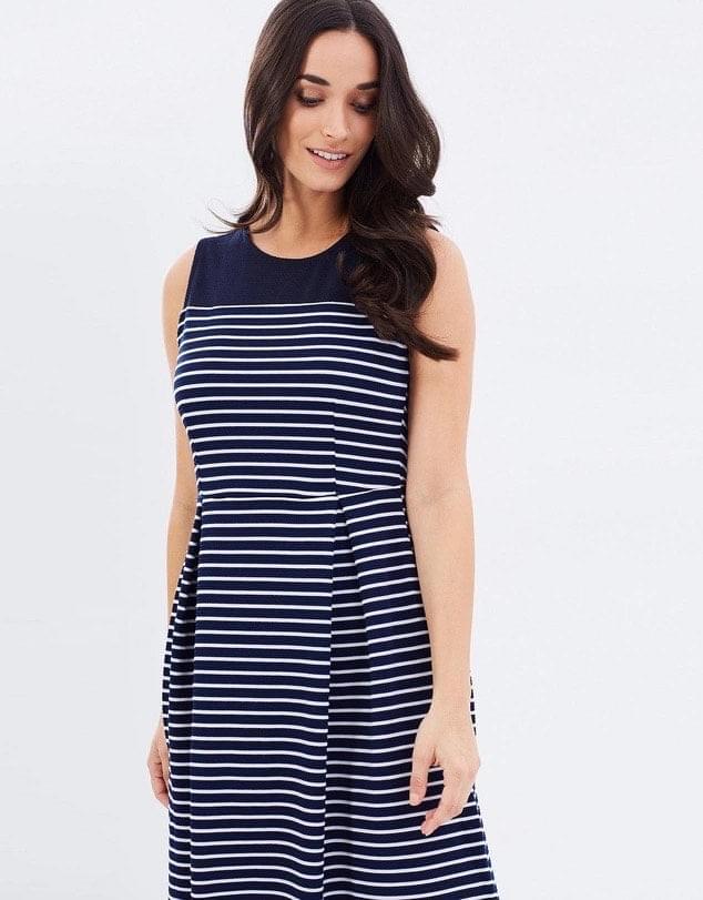 SANDER STRIPED DRESS
