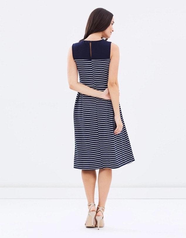 SANDER STRIPED DRESS