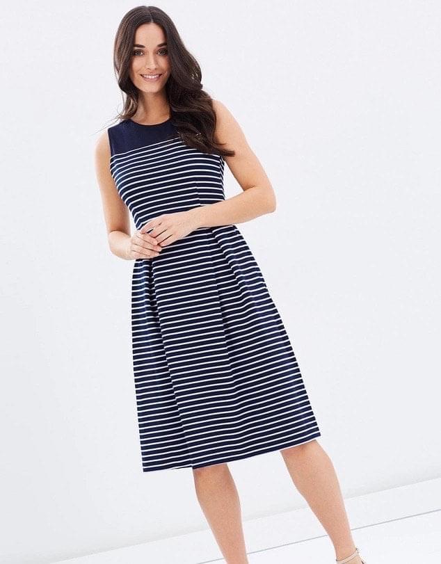 SANDER STRIPED DRESS